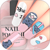 网红女生美甲模拟器