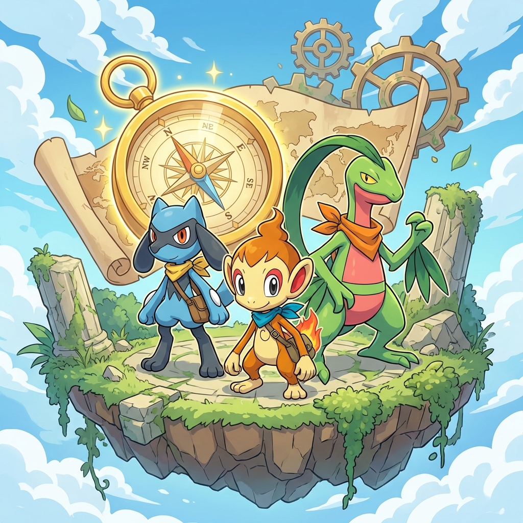 口袋妖怪空之探险队中文版金手指攻略封面