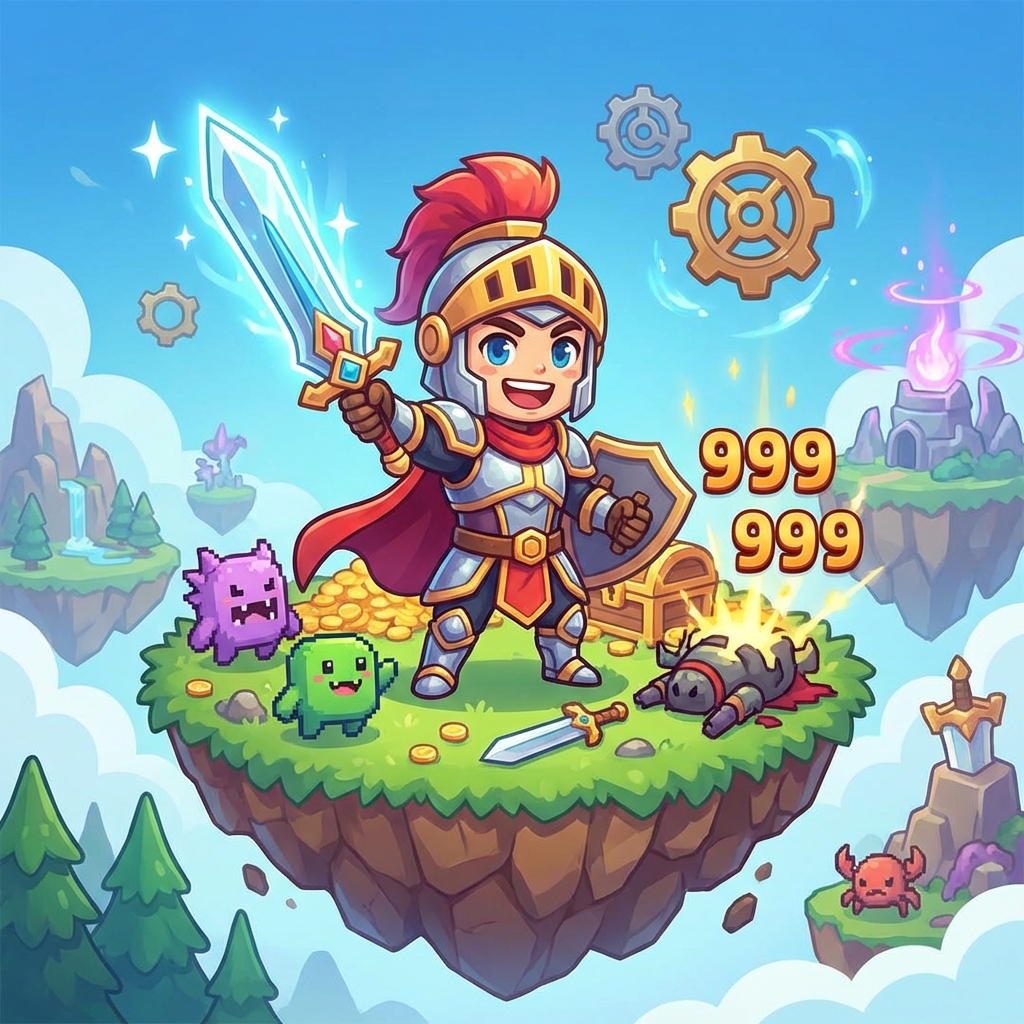 挂机世界目标是一刀999攻略封面