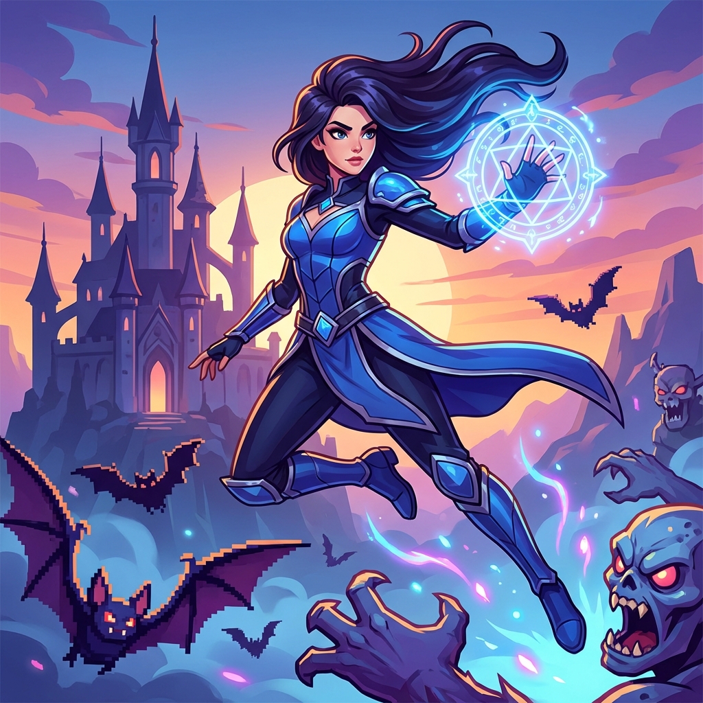 nds恶魔城被夺走的刻印汉化版攻略封面