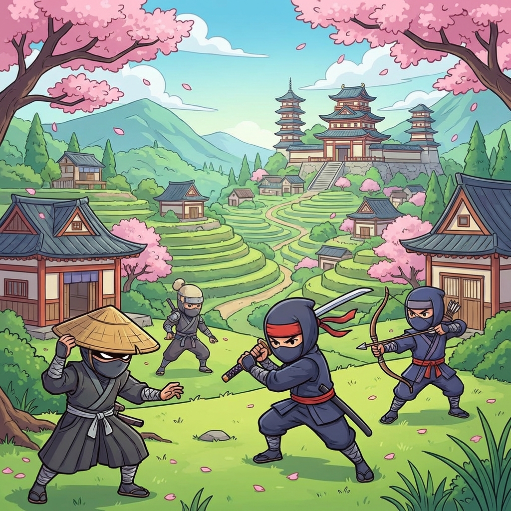 乡田下忍攻略封面