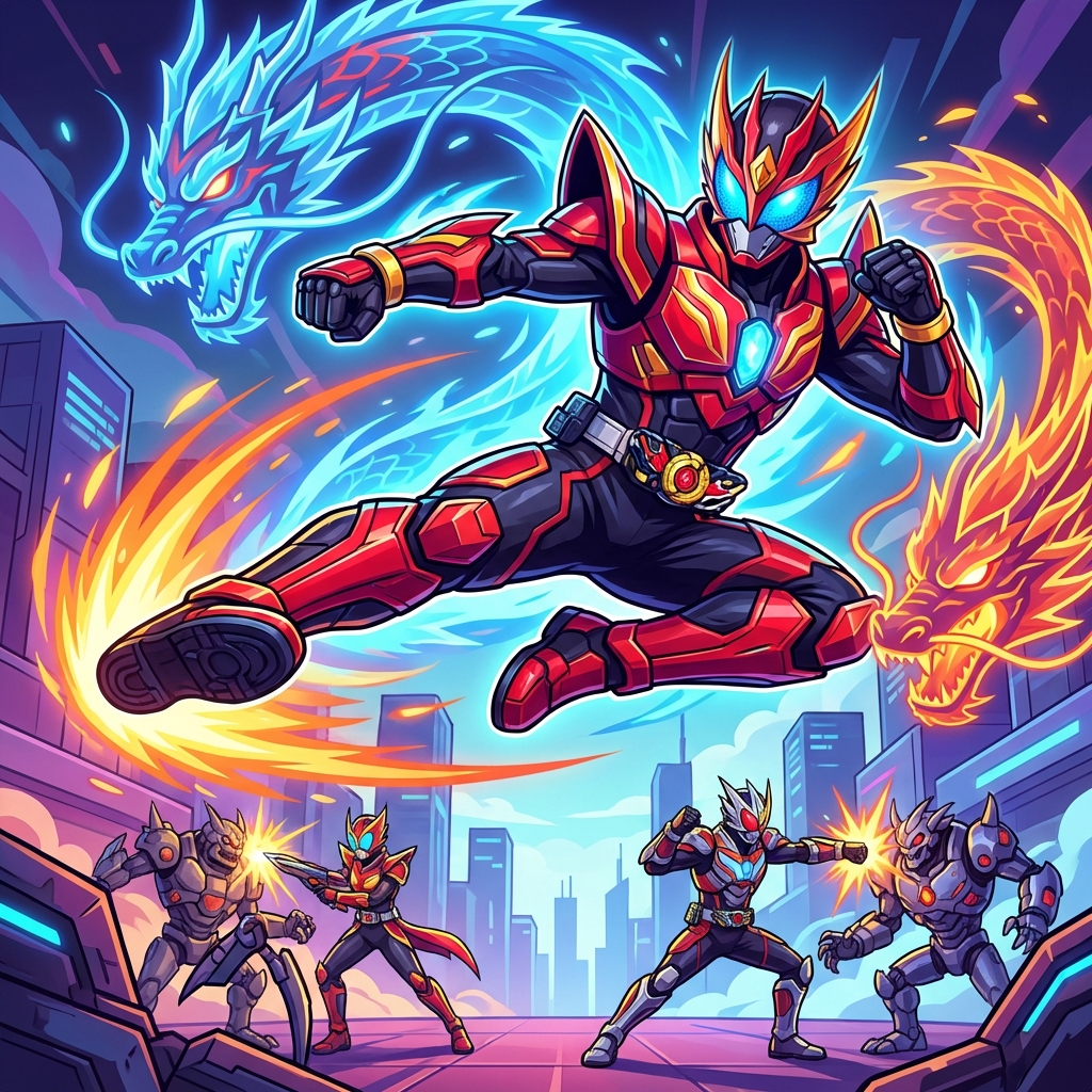 假面骑士龙骑美版攻略封面