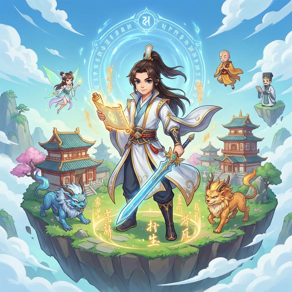 文字来修仙攻略封面