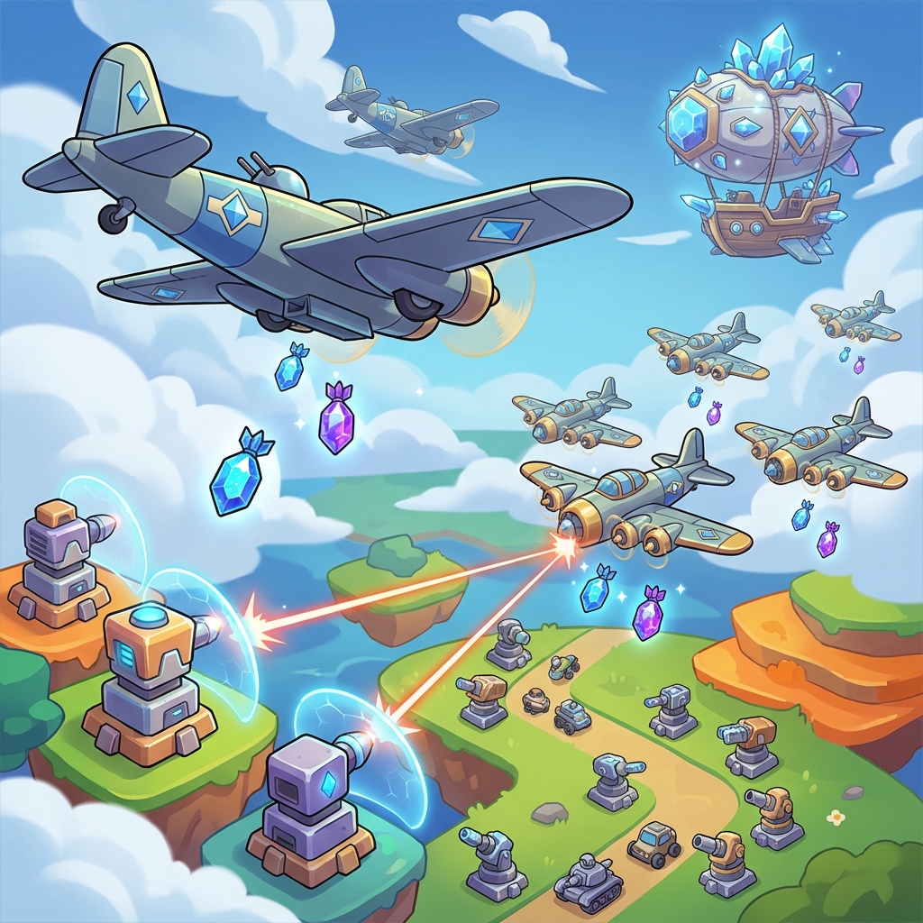 飞机空中轰炸机无限钻石攻略封面