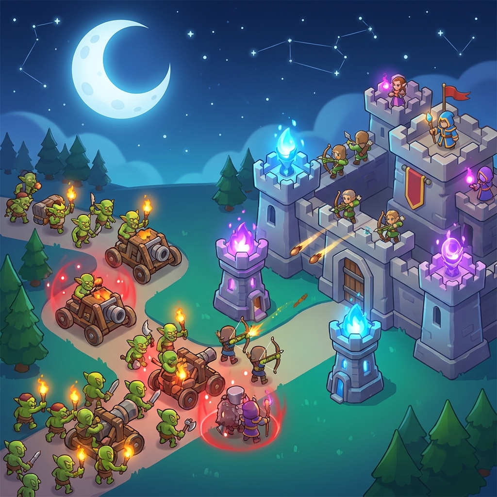 毁城堡守卫夜袭攻略封面