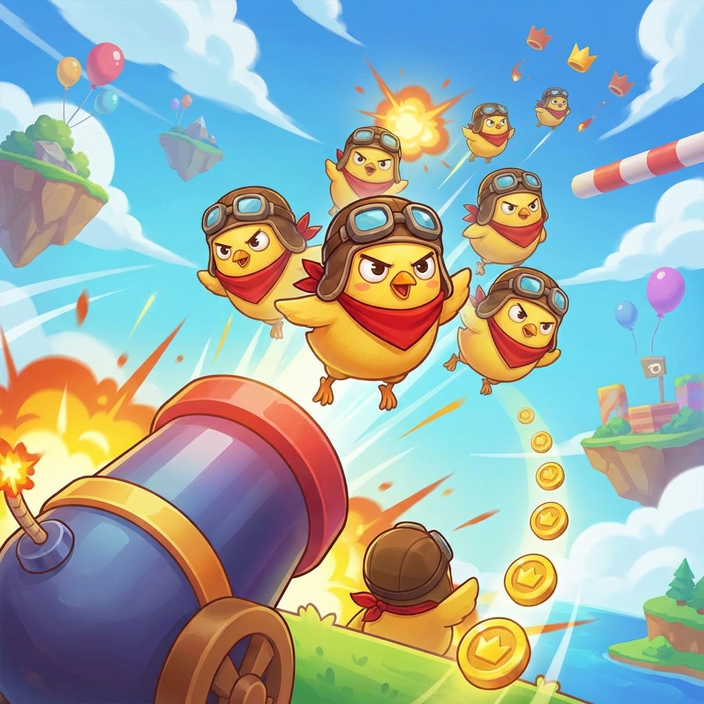 愤怒的小鸡之冲天炮攻略封面