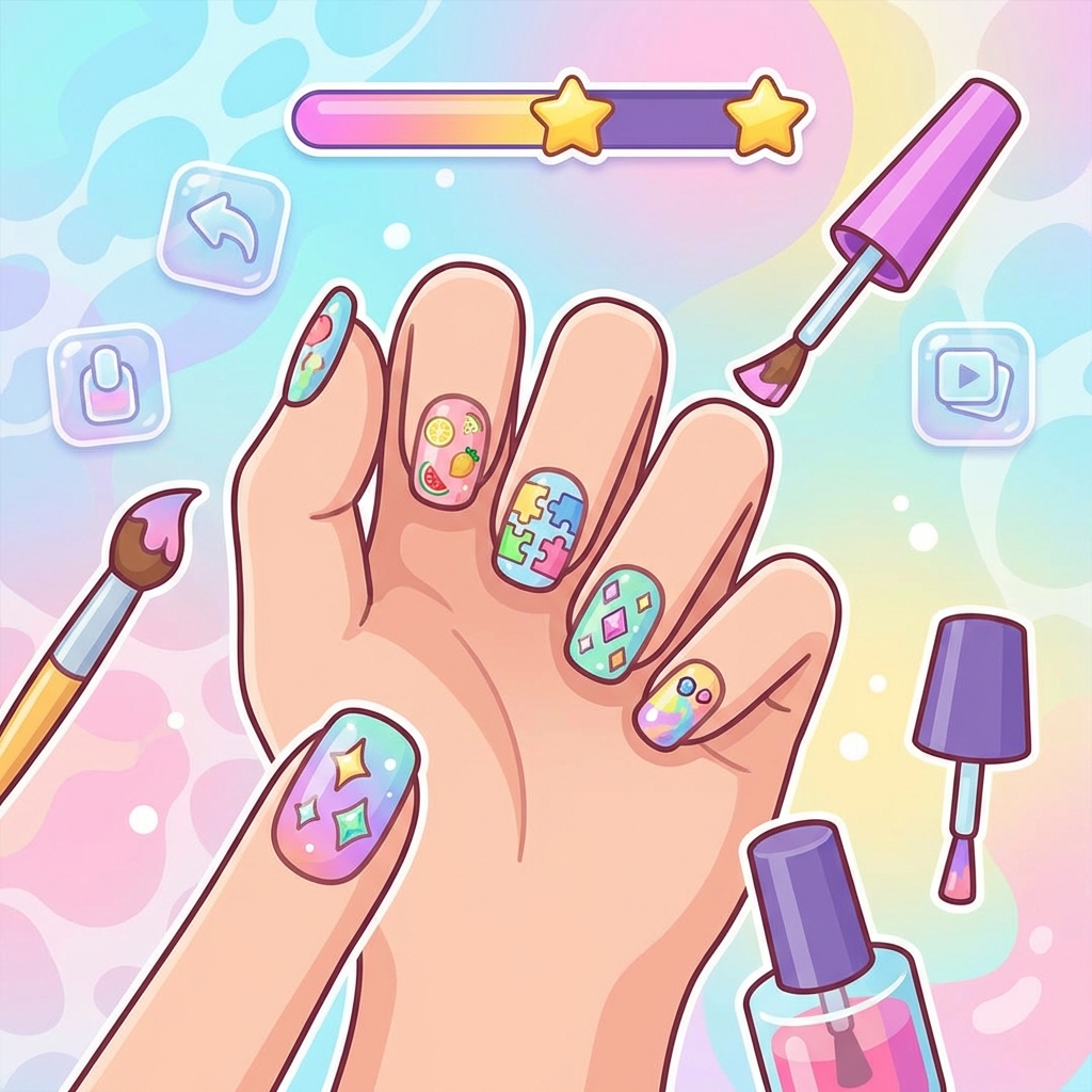 给我整个美甲攻略封面