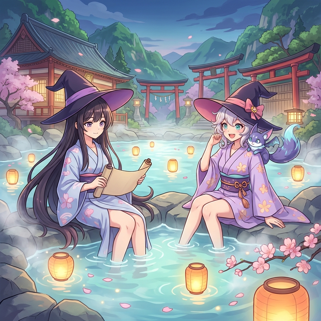 魔女的泡汤生活日服攻略封面