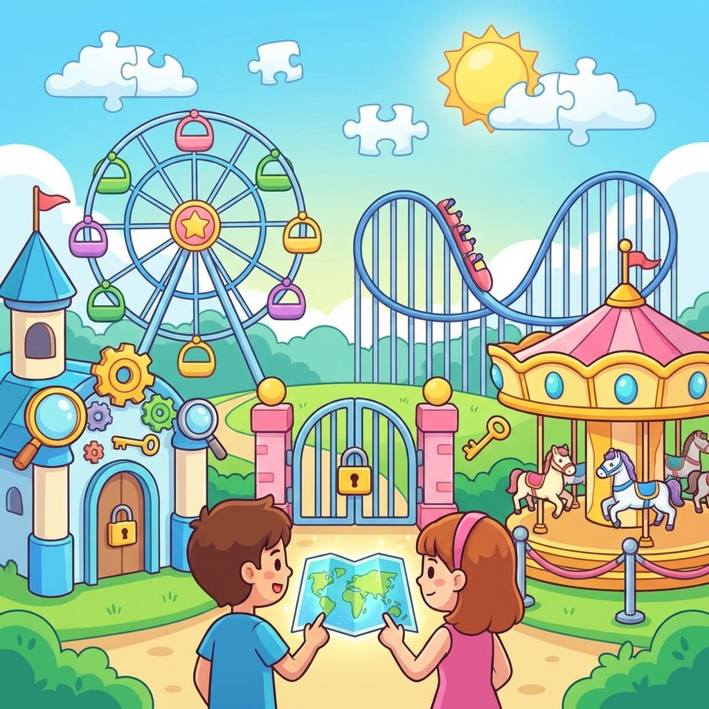 密室逃脱绝境系列11游乐园攻略封面