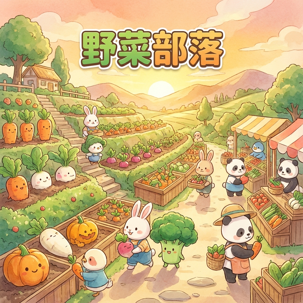 野菜部落攻略封面