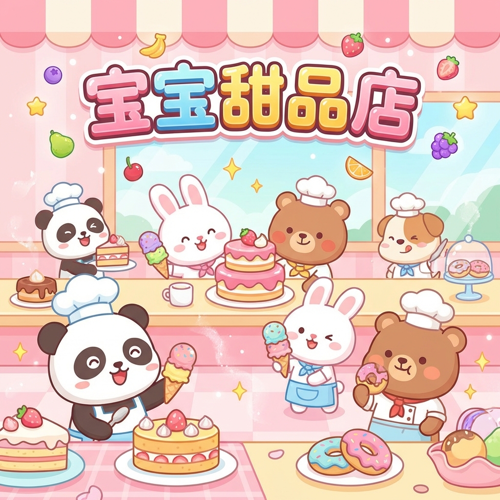 宝宝甜品店攻略封面