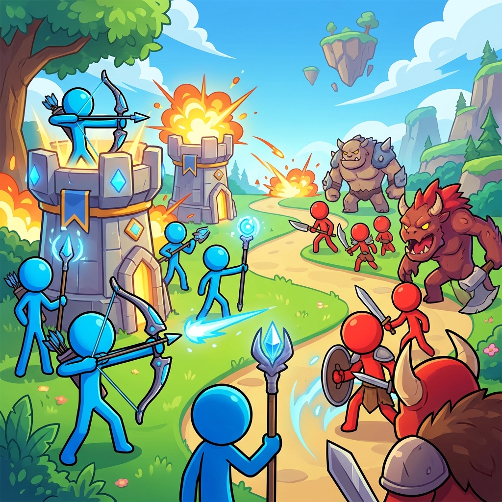 火柴人大战争遗产魔改版攻略封面