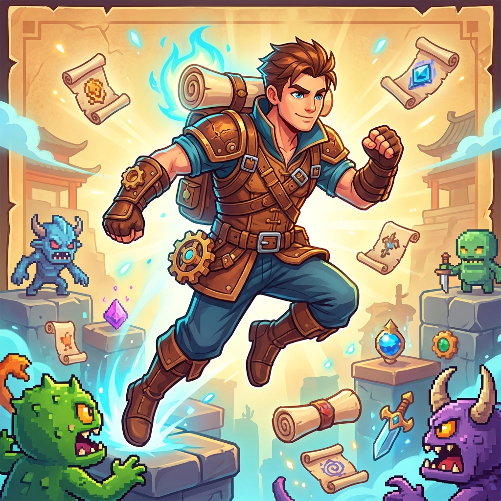 卷轴求生匠攻略封面