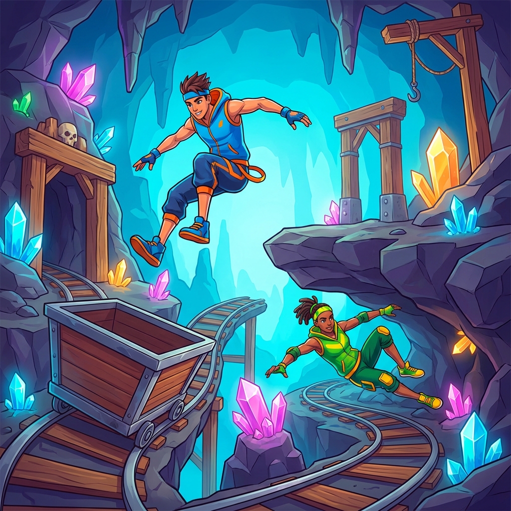 矿洞跑酷攻略封面