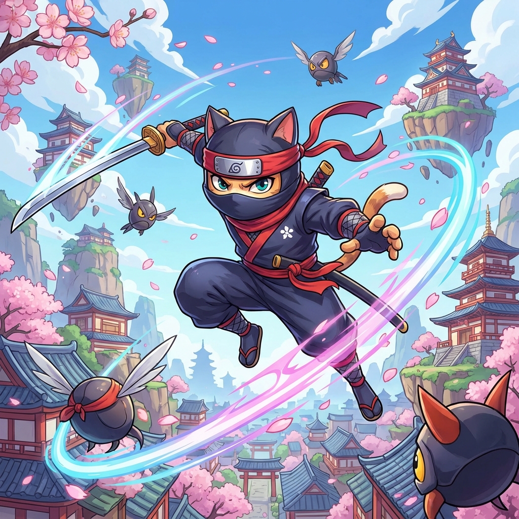 飞天忍者猫攻略封面