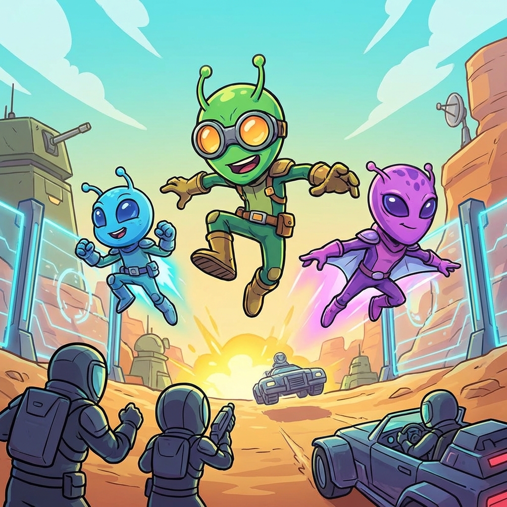 外星人跳跃逃离51区攻略封面