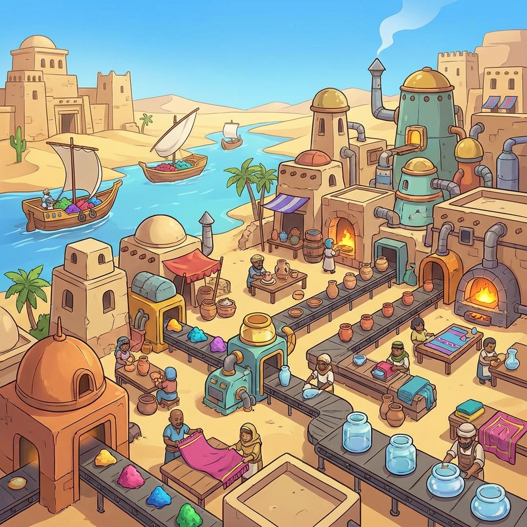 沙船手工艺品厂攻略封面