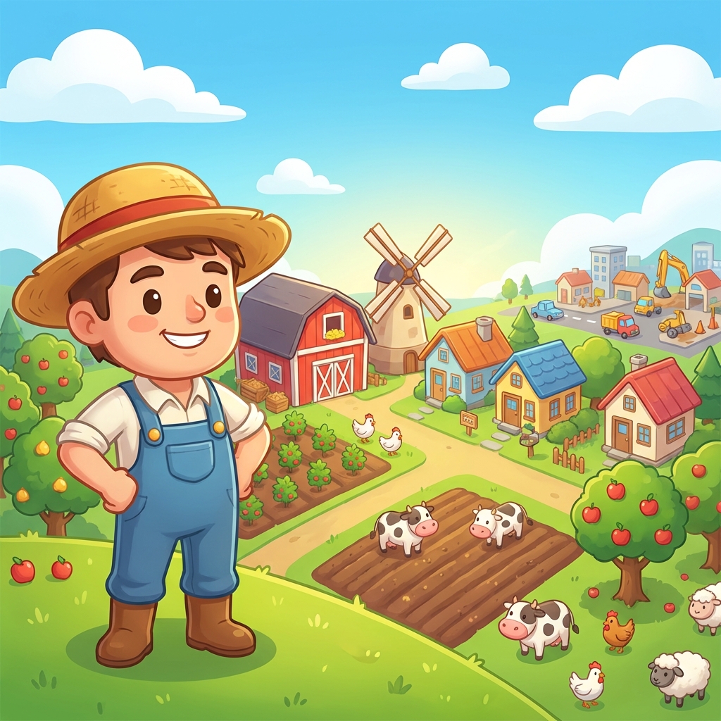 卡通小镇2农场和村庄攻略封面