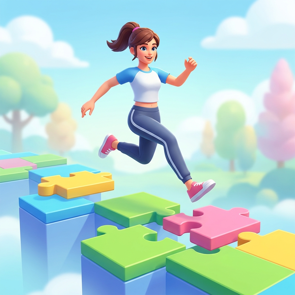 跳跃的女孩3D攻略封面