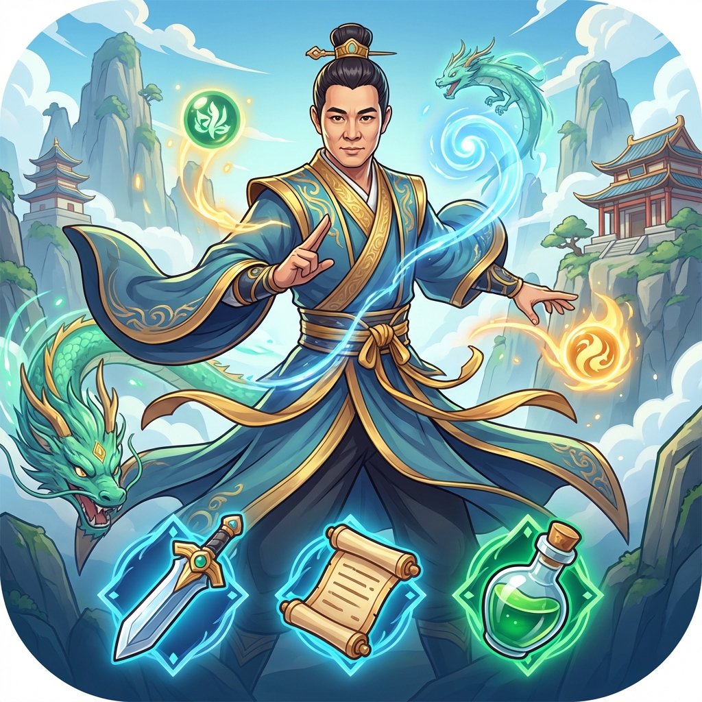 凡人修仙传李连杰代言手游攻略封面