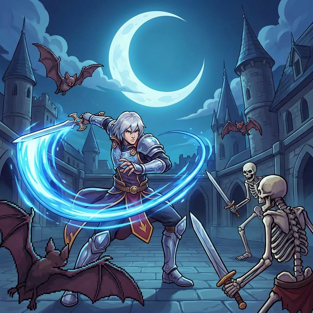 恶魔城苍月的十字架攻略封面