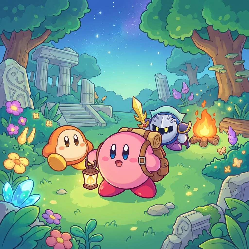 星之卡比呐喊团nds攻略封面