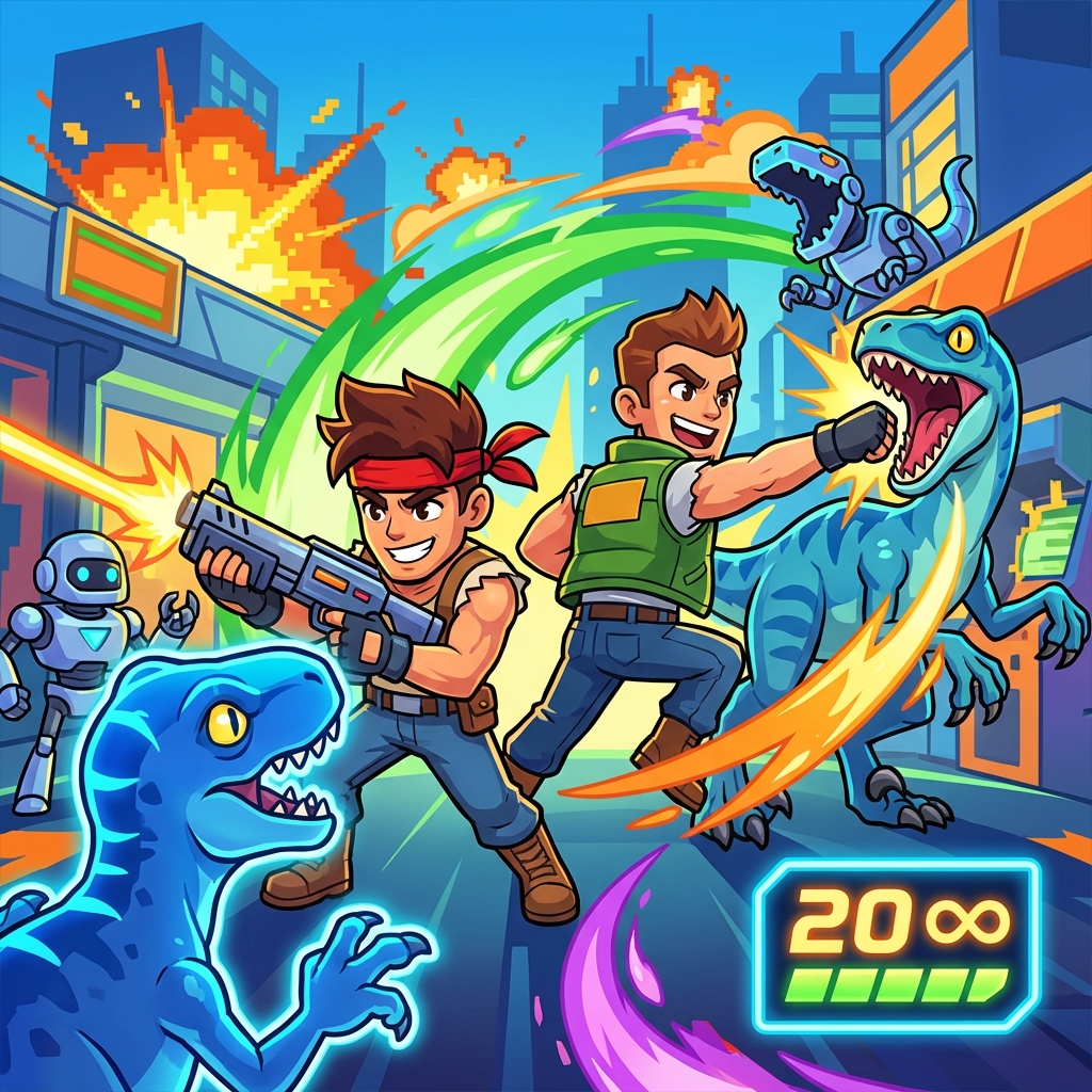 恐龙快打20发无限子弹版攻略封面