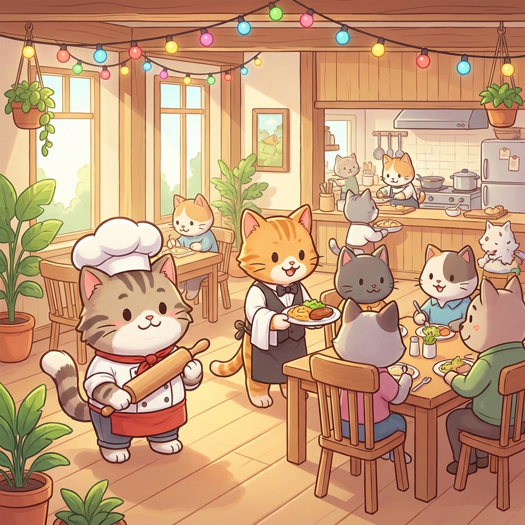 喵小镇餐厅攻略封面