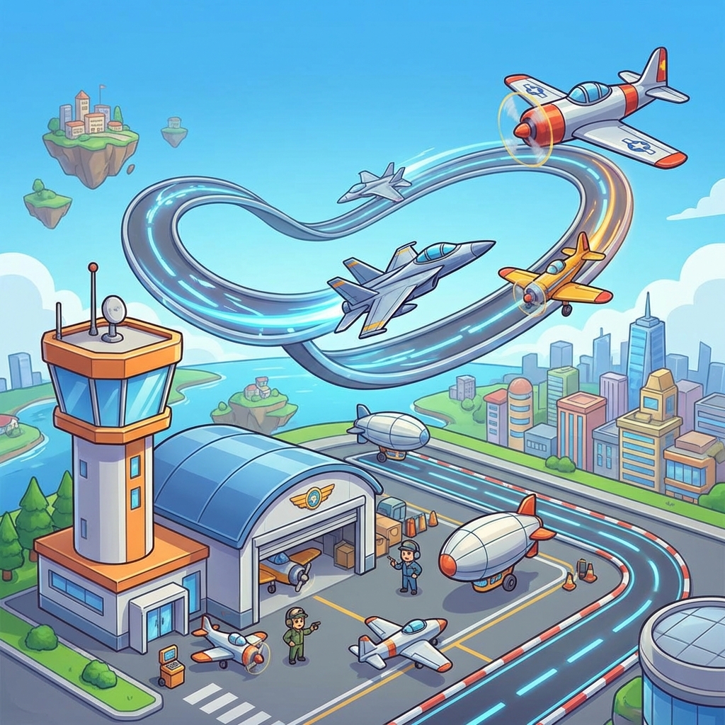 空中竞速飞行模拟器攻略封面