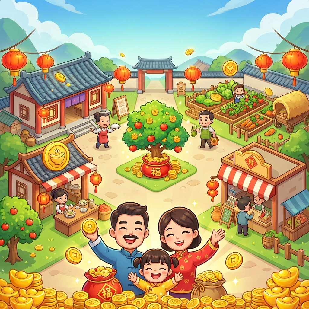 福满人家赚钱游戏攻略封面