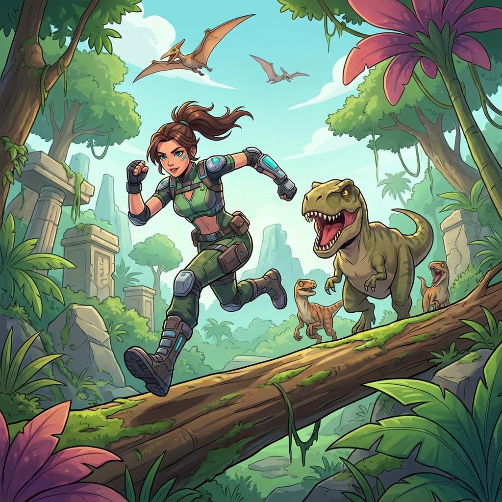 侏罗纪生存跑酷攻略封面