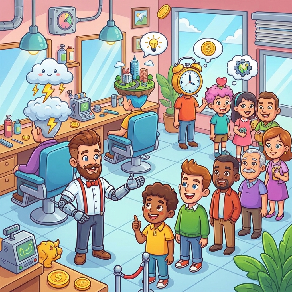 脑洞理发店攻略封面