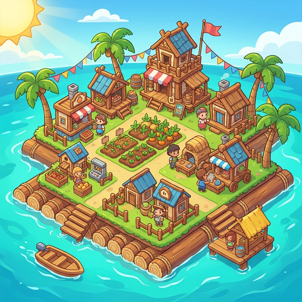 木筏小岛攻略封面