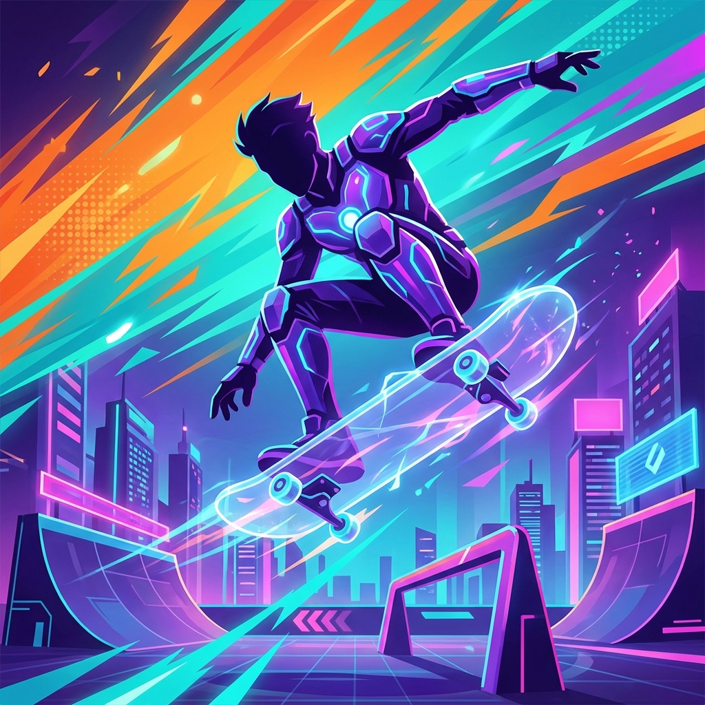 幻影滑板侠攻略封面