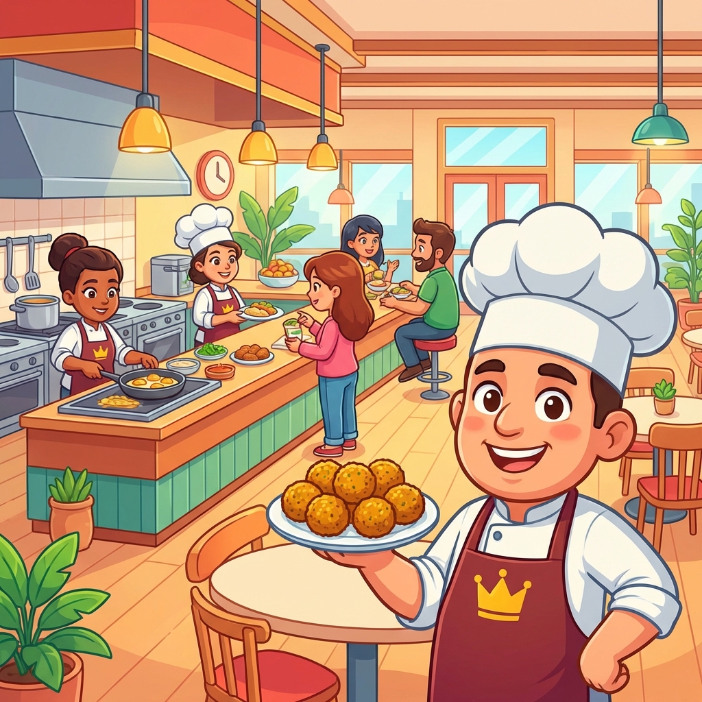 法拉费尔之王餐厅中文版攻略封面