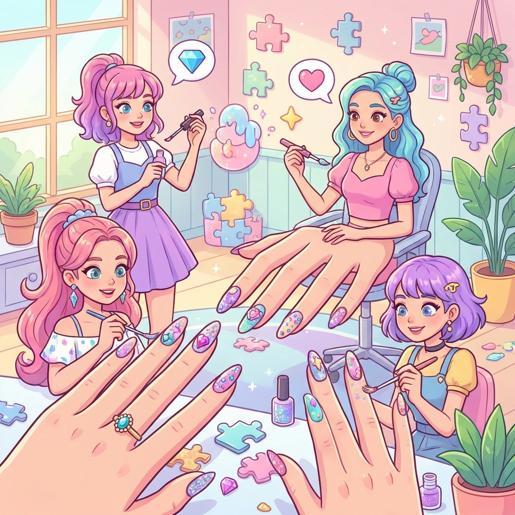 少女时尚美甲攻略封面