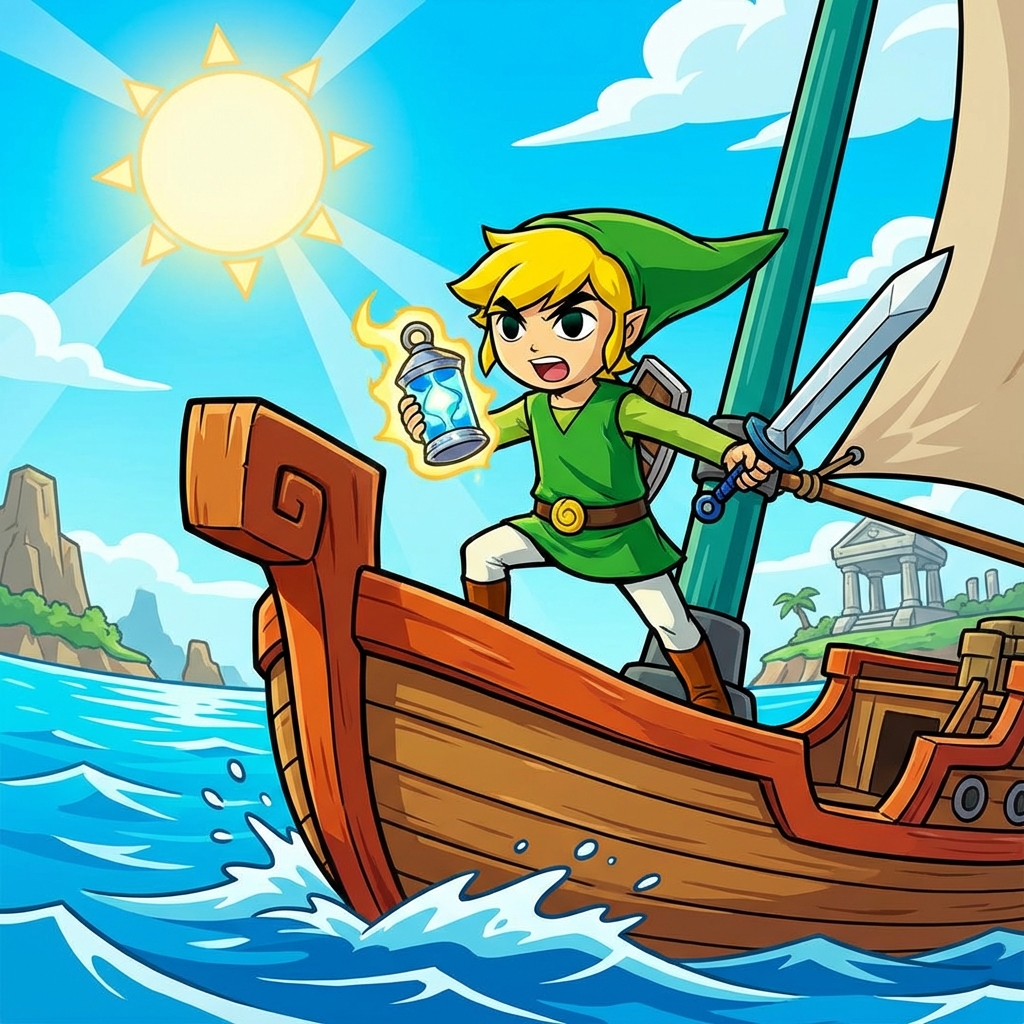 塞尔达传说幻影沙漏中文版攻略封面