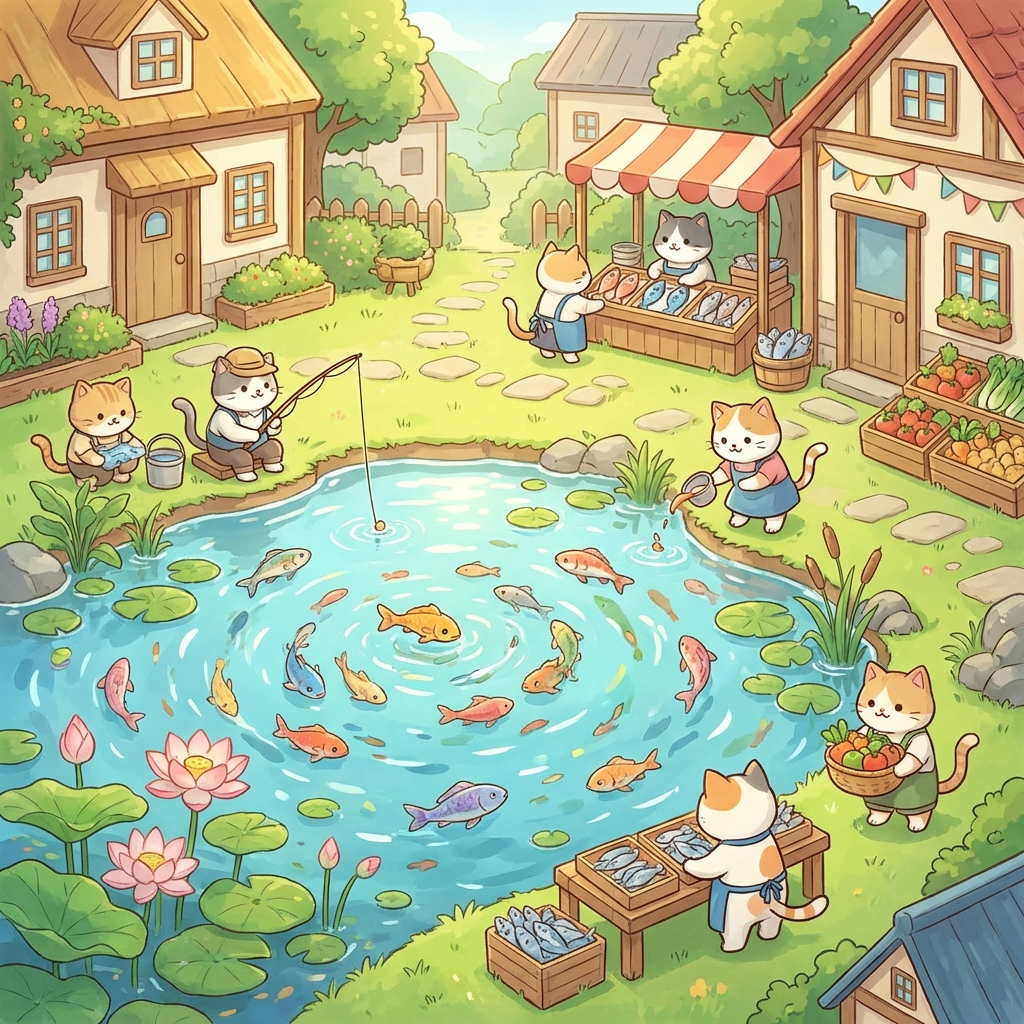 闲猫鱼塘攻略封面
