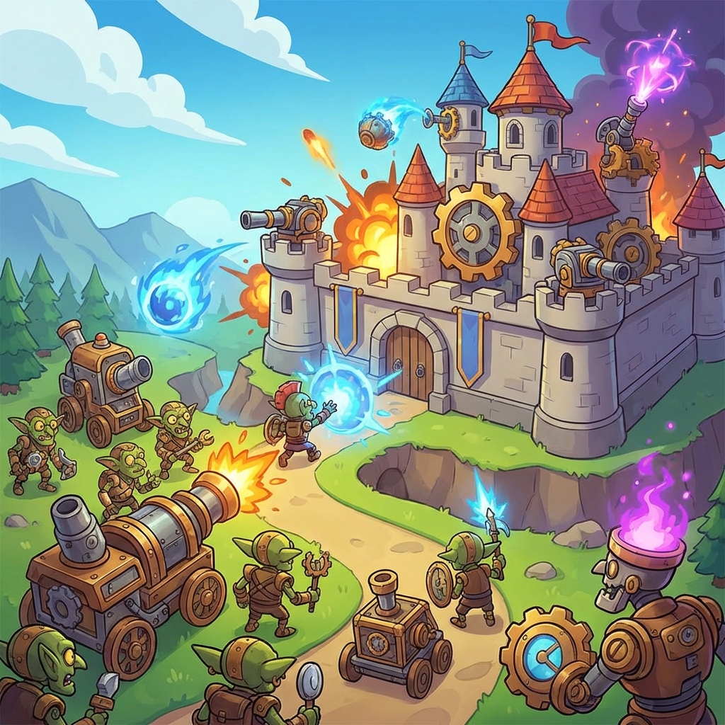 齿轮冲突战斗保卫城堡攻略封面