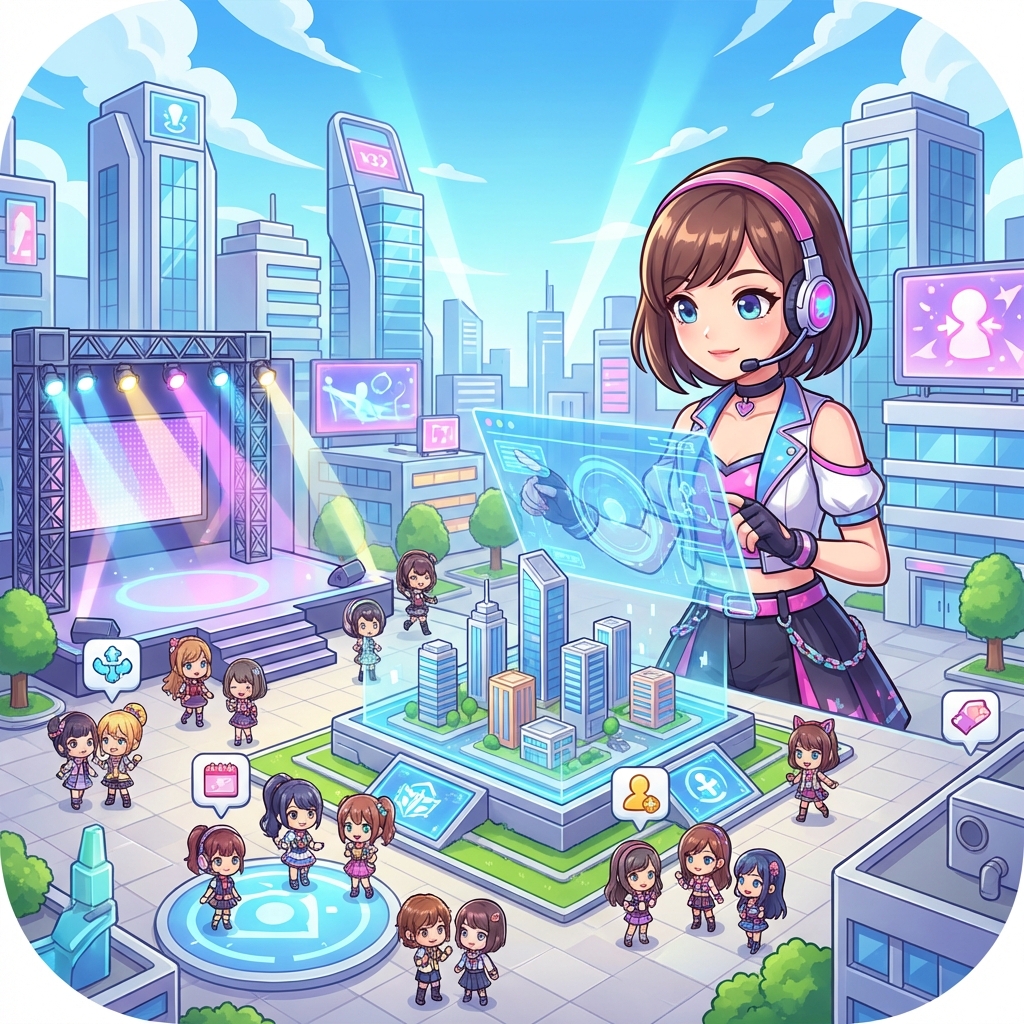 闪耀之城偶像生活攻略封面