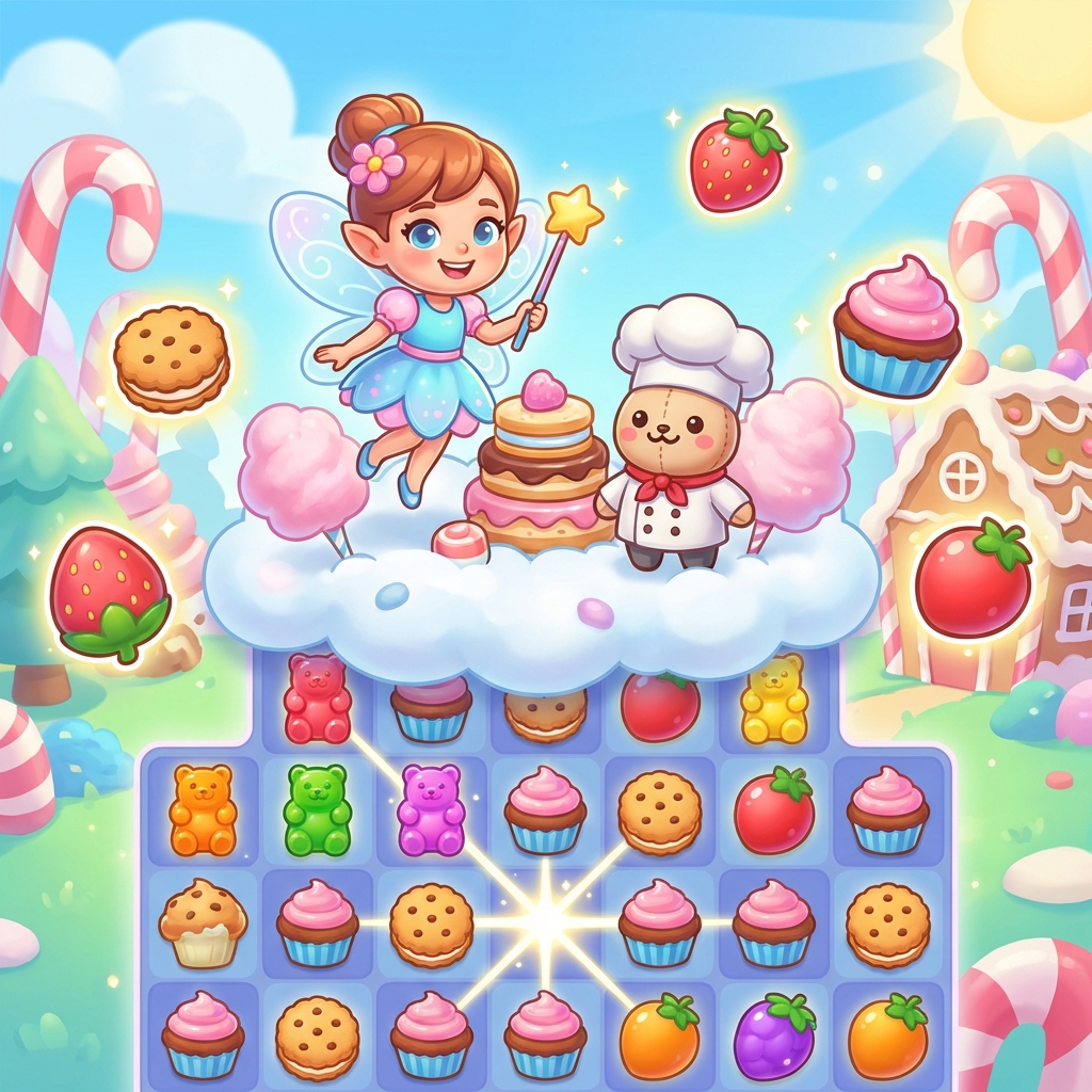 糖果王国美食消消乐攻略封面