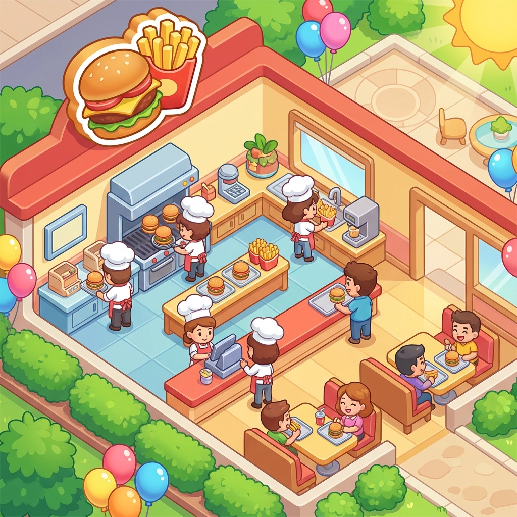 开心汉堡薯条餐厅攻略封面