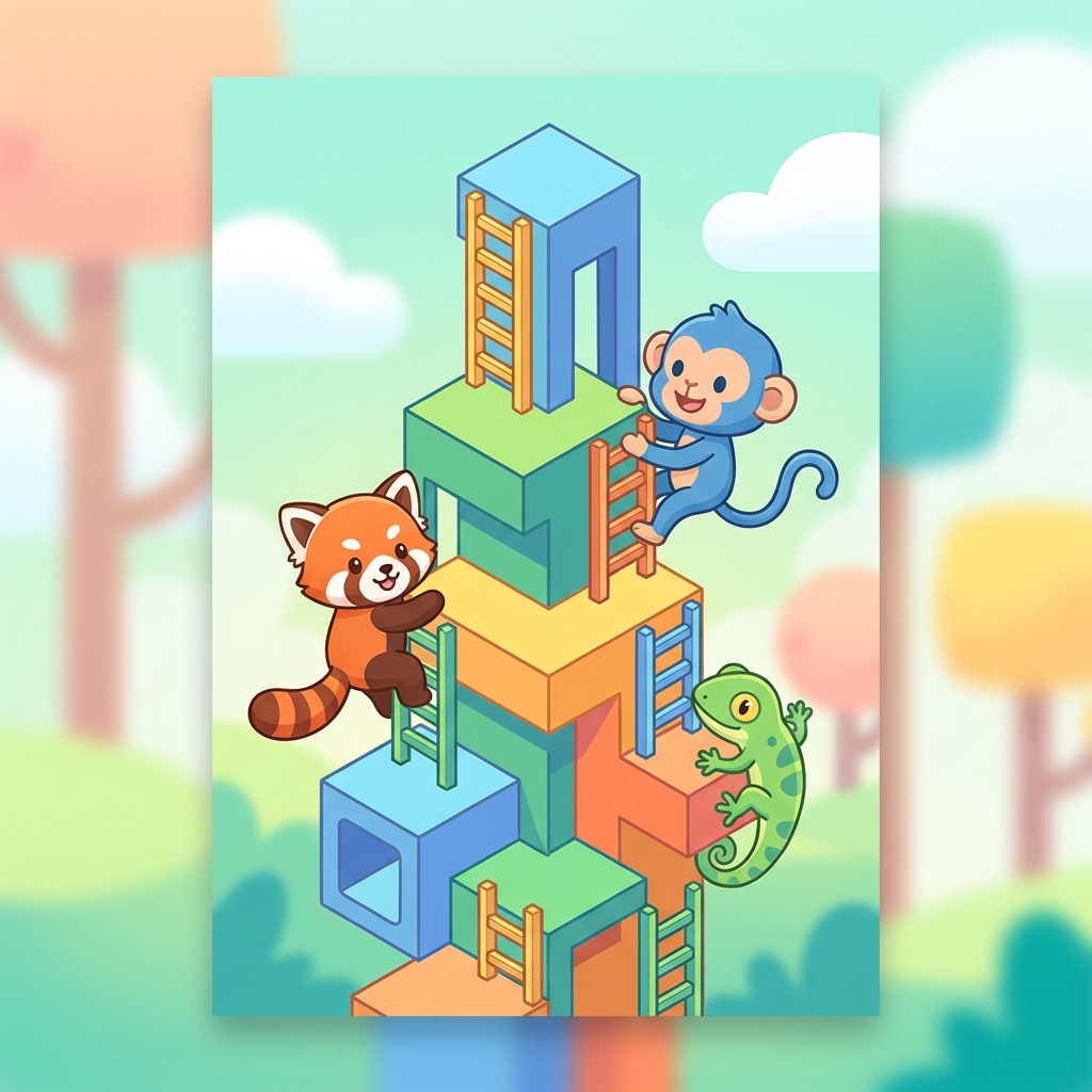 攀爬动物在一起攻略封面