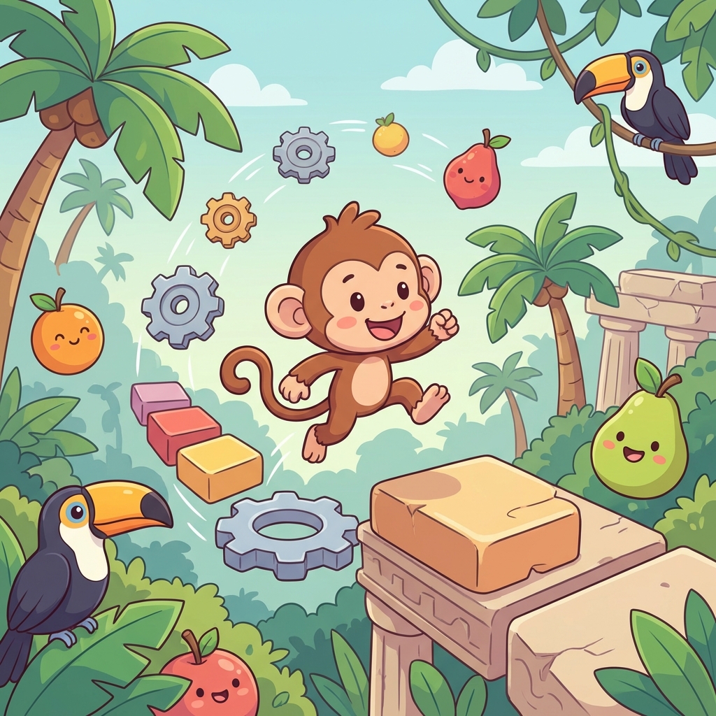 猴子丛林狂奔攻略封面