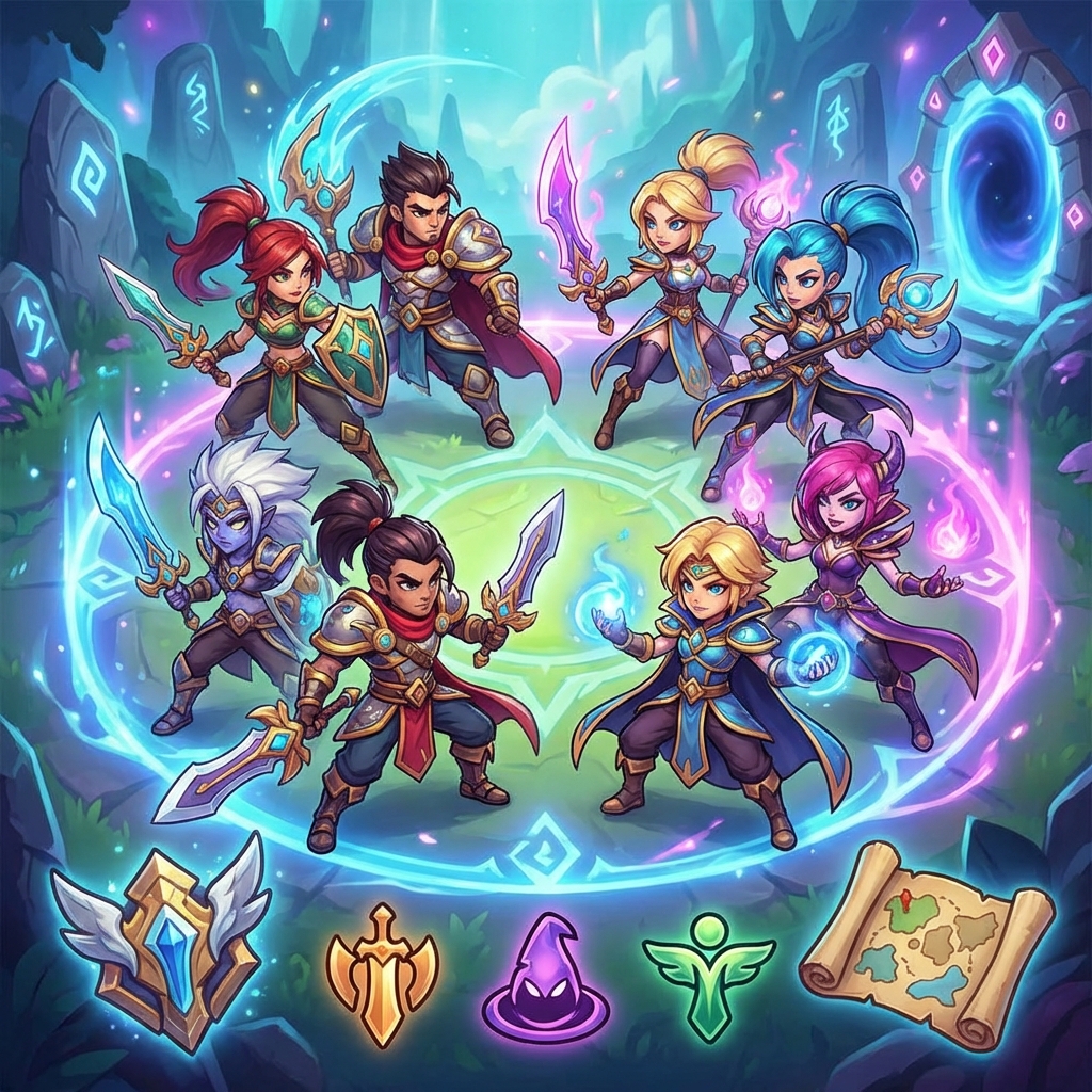 LOL英雄联盟2v2v2v2模式攻略封面