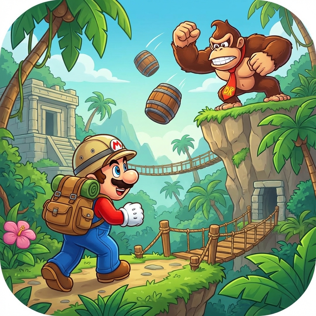 马里奥vs大金刚攻略封面