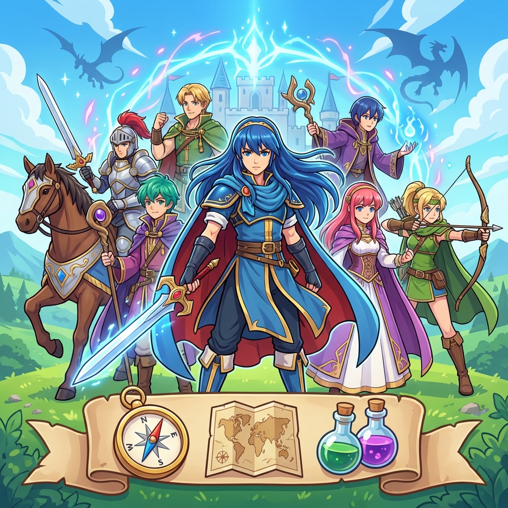 nds火焰纹章新暗黑龙与光之剑攻略封面