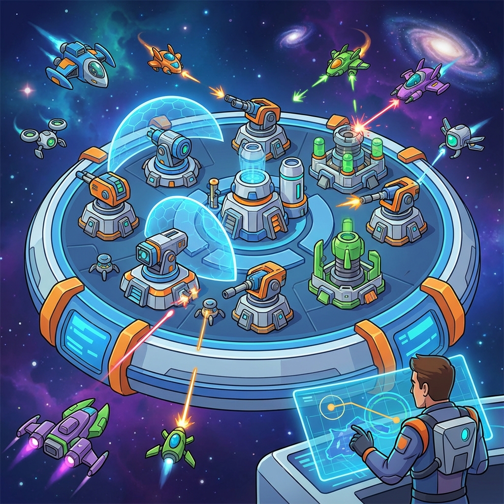 太空竞技场建造与战斗攻略封面