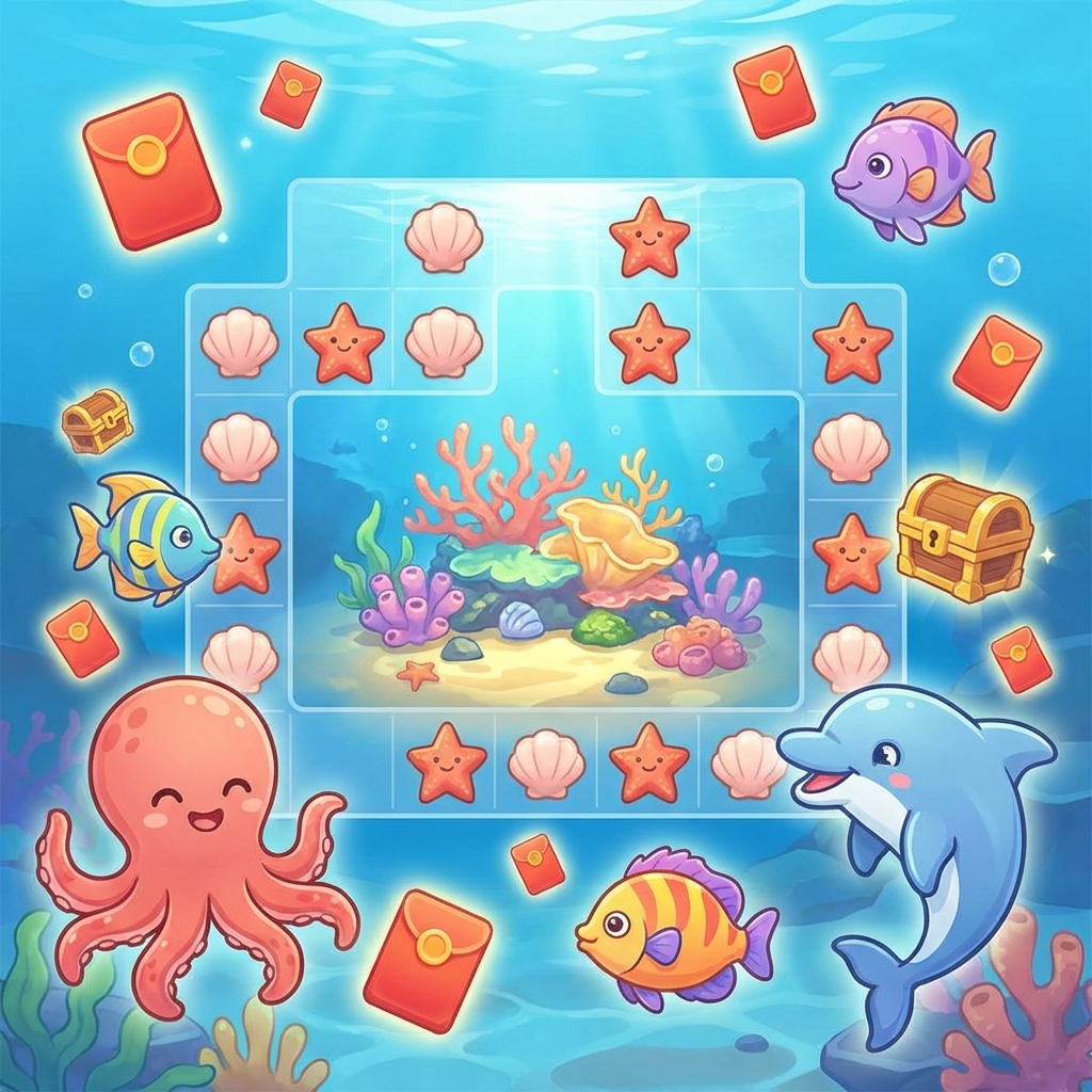 海洋乐翻天红包版攻略封面