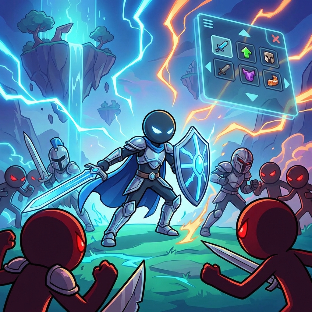 火柴人战争复仇打击内置MOD菜单攻略封面